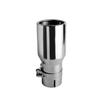 Inlet  2.5 Inch  Exhaust Tips   2.5" To 3.5"  4 Inch Exhaust Tail Pipe Tips Single Slant Cut   Exhaust Muffler Tip  63mm