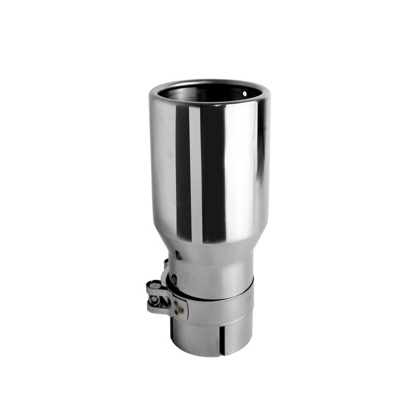 Inlet  2.5 Inch  Exhaust Tips   2.5" To 3.5"  4 Inch Exhaust Tail Pipe Tips Single Slant Cut   Exhaust Muffler Tip  63mm