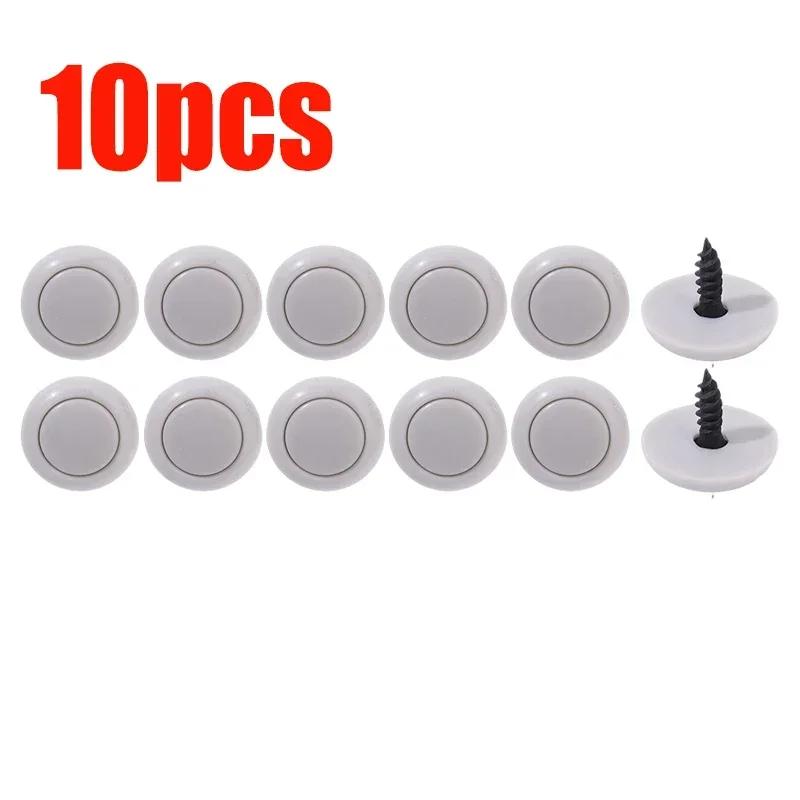 New Car Ceiling Buckles Fixing Clips Car Interior Roof Cloth Screw Caps Rivet Fixer Cap Retainer Fastener Buckle Car Accessories