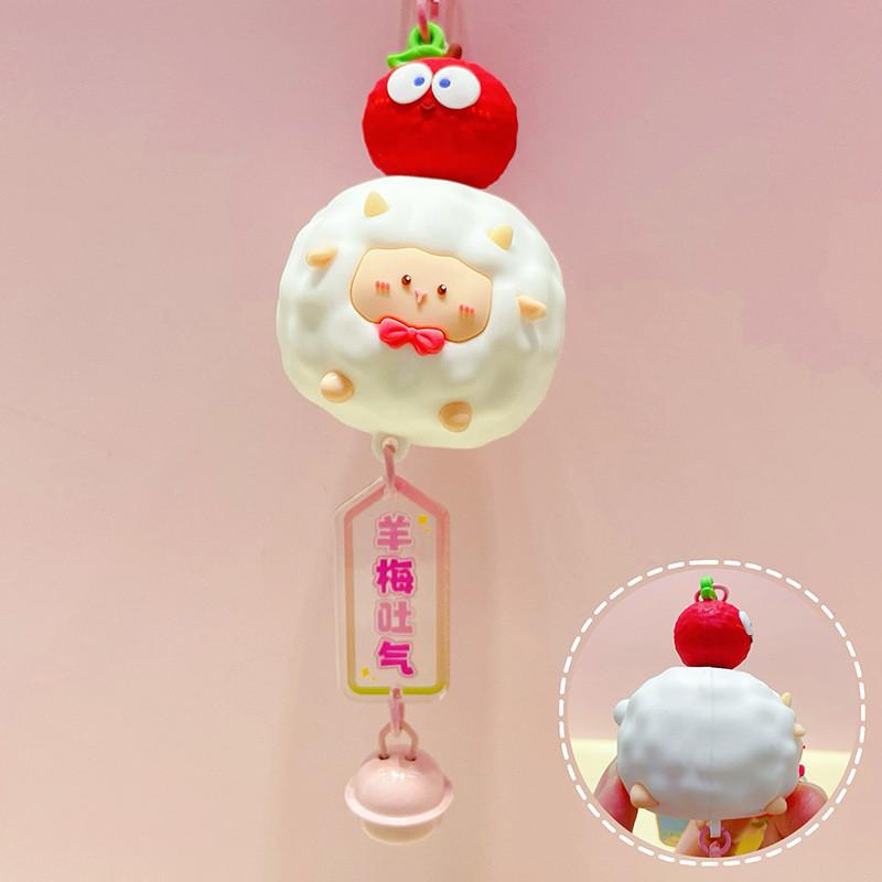 Colorful Playful And Resin Keychain Featuring Endearing Fruit Animals Ideal For Unique Gifts