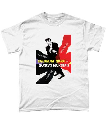 Saturday Night Sunday Morning T Shirt Retro '60s Movie