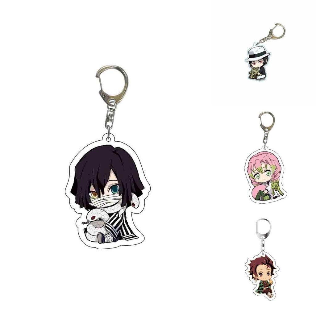 Demon Slayer Anime Cartoon Character Acrylic Keychain Bag Pendant Accessories Stylish And Durable