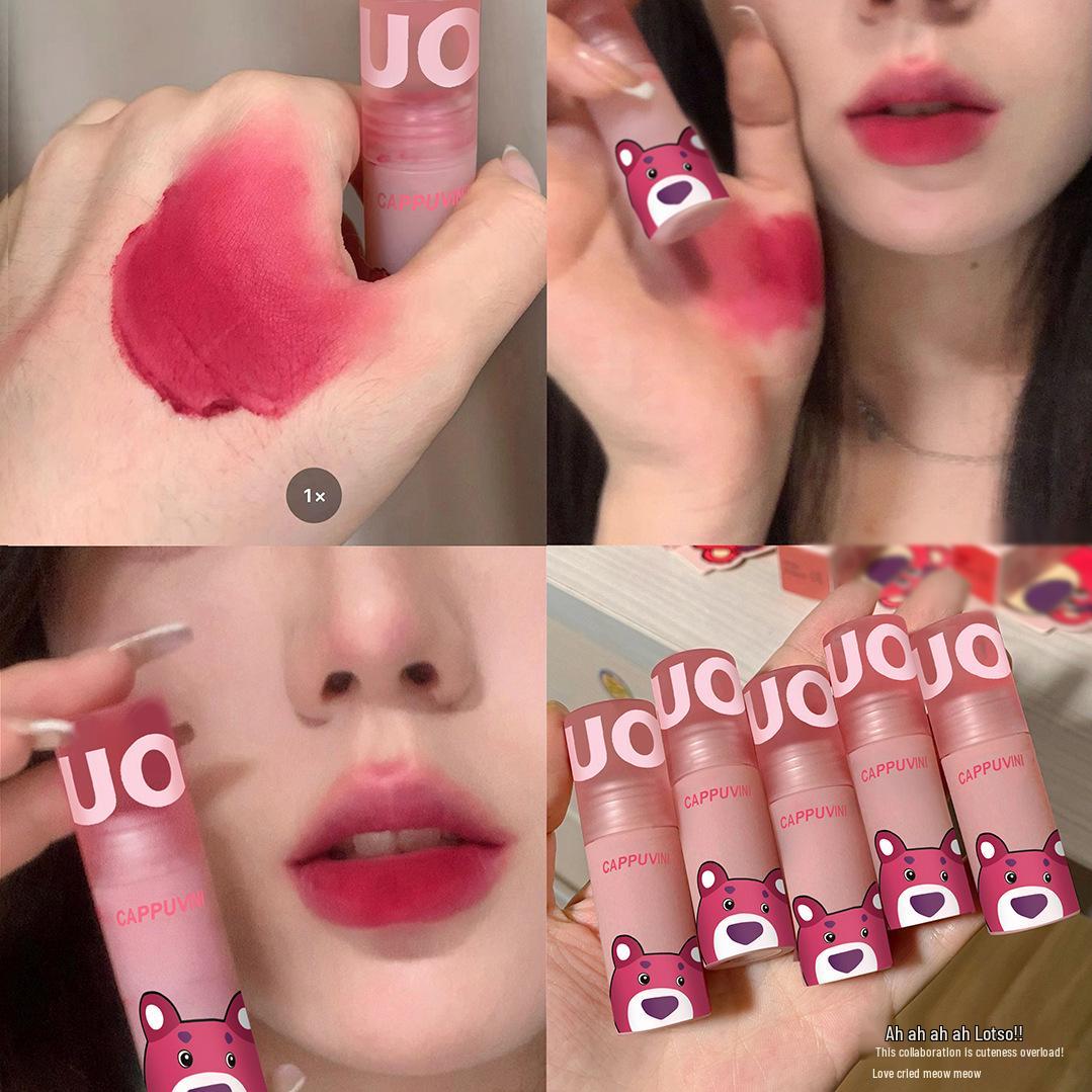 Cappuvini Бархатно-матовый водостойкий блеск для губ - Коллекция  Игривый мишка