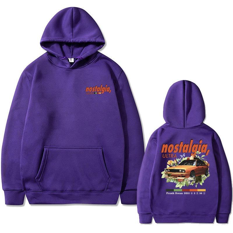 Rapper Frank Nostalgia Ultra Graphic Hoodie Ocean Oversized Men Fashion Hoodie Top Hoodie Sweatshirt Harajuku Hoodie Clothing
