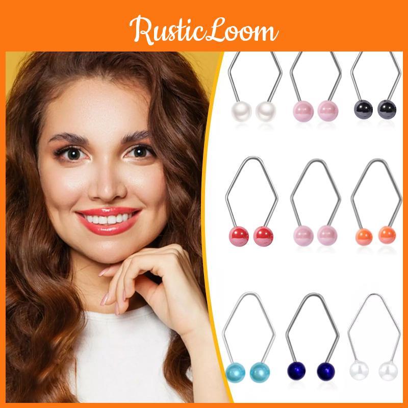 1 Pair Alloy Dimple Maker For Cheeks Pearl Facial Dimple Make Tool Training