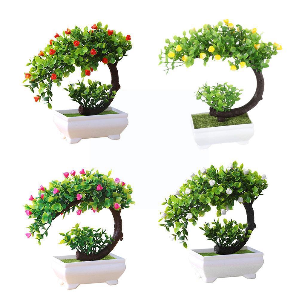 Buy Artificial Plant Bonsai Small Simulated Tree Pot Plants Potted