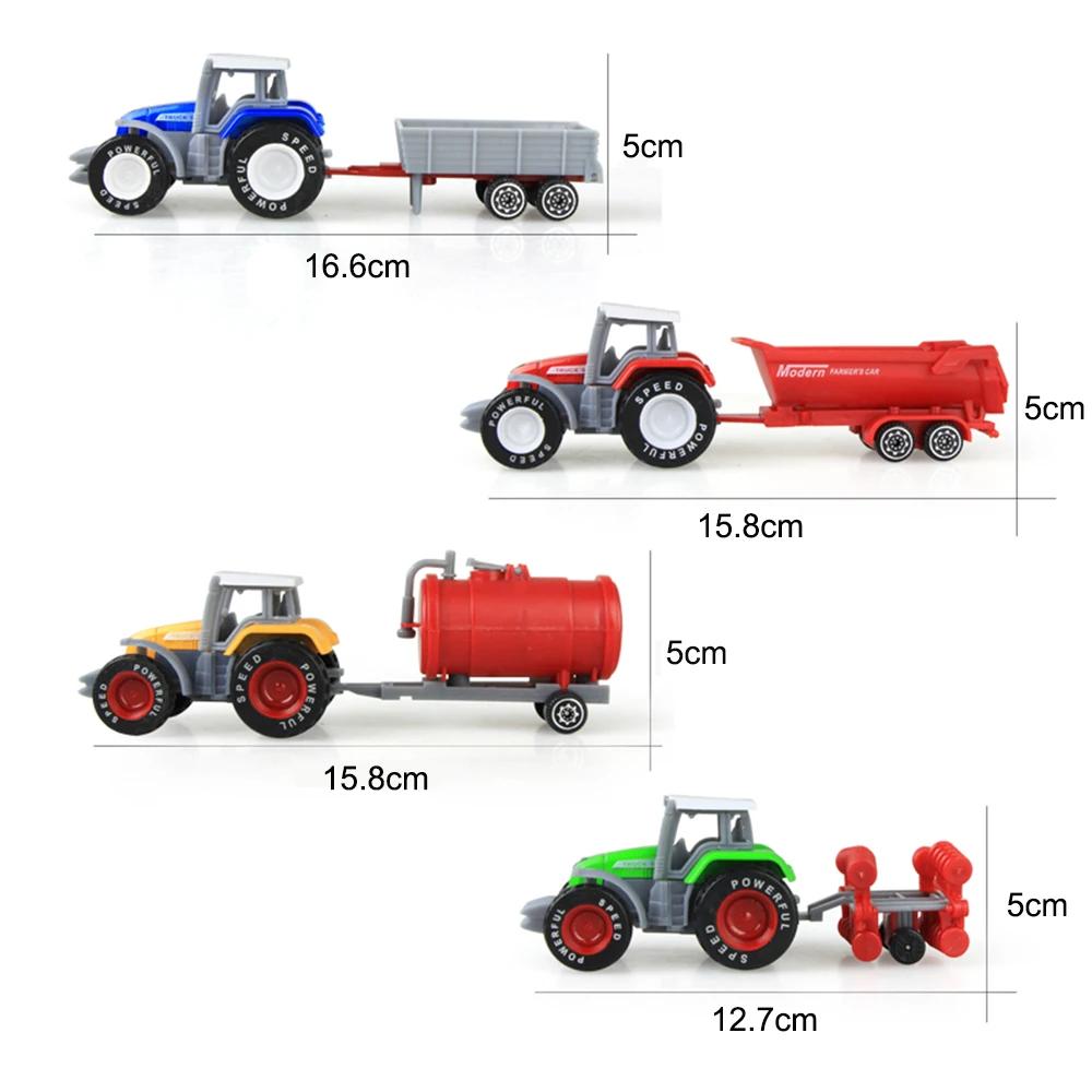 1 Stück Diecast Farmfahrzeuge Traktor Ingenieurfahrzeug Traktorspielzeug Modell Mini-Automodell Ingenieurfahrzeugmodell für Kinder Weihnachtsgeschenk
