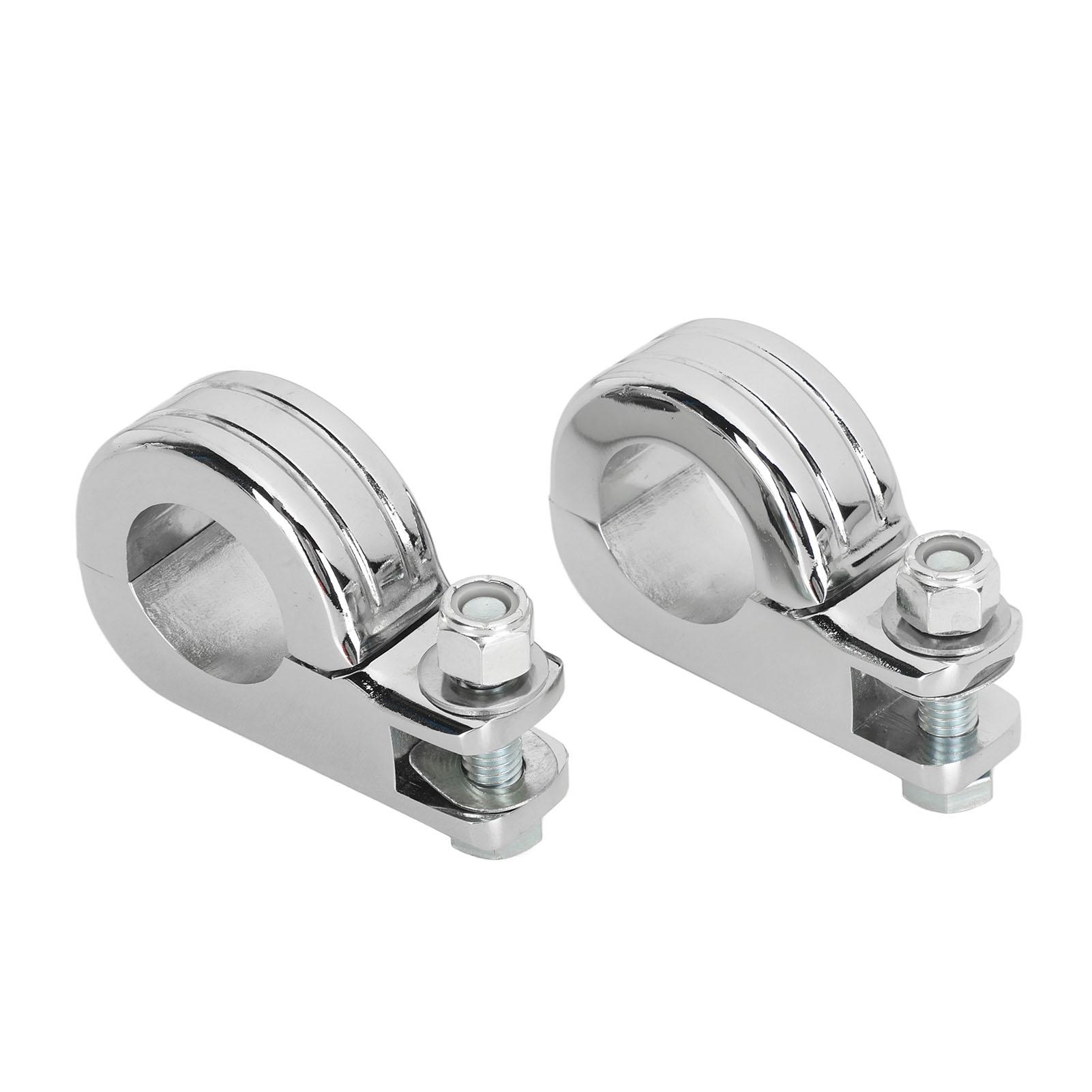 

Footpeg P Clamp Mounting Kit Aluminium Alloy Foot Rest Pedal Clamp Bracket for Motorcycle