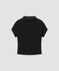 Deolil Wavy Linen Tee_Black