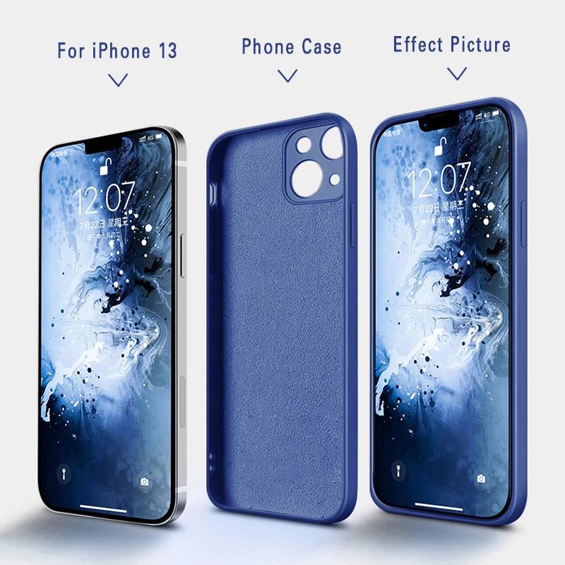 Official 16 Series Fashion Liquid Silicone Phone Case for iPhone 16 15 14 11 13 12 Pro Max Plus Shockproof Protection Back Cover