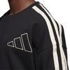 adidas Sweatshirts Men's Black Crew Neck Moderate Regular GH4779