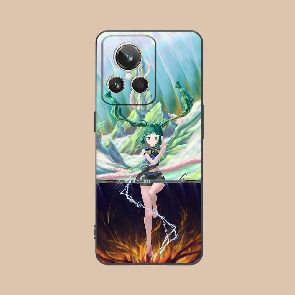 Zenless Zone Zero QingYi Phone Case for Realme 15 14 13 12 11 10 9 Pro Plus T i Lite 5G Colorful Printing Cover Cover Smartphone