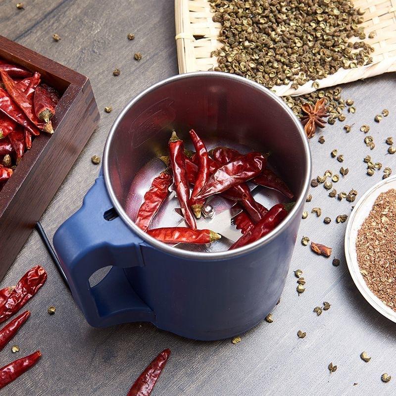 500ml Portable Coffee And Food Grinder 8-Blade Multi-Purpose Fine Crusher Ideal for Pepper Spices - Kitchen Gadget