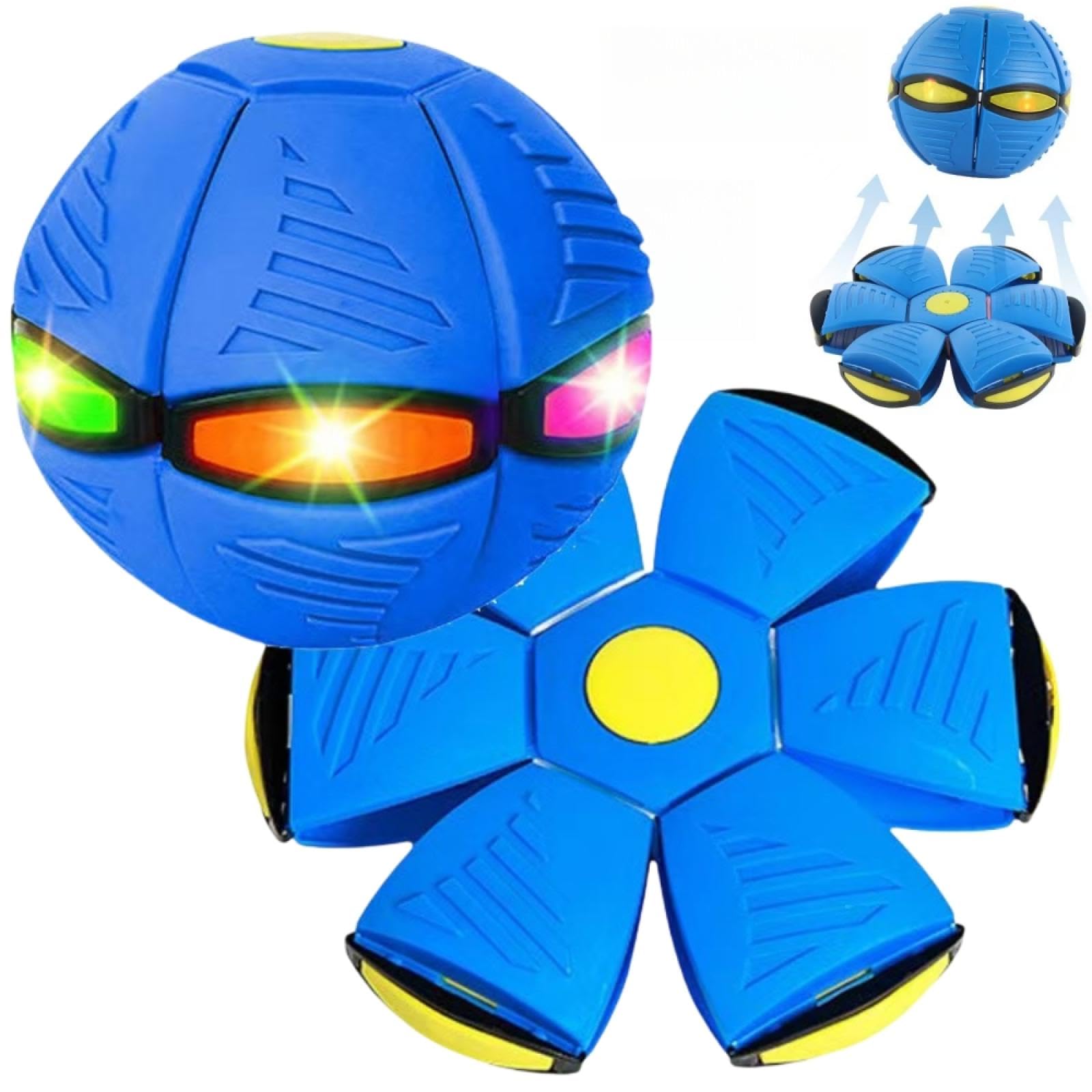 

[2025 New Model] Transformable UFO Magic Ball, Glowing Exhaust Ball, Transformable UFO Ball, Magic Flying Saucer Ball, Flying Saucer Toy Ball, Mini