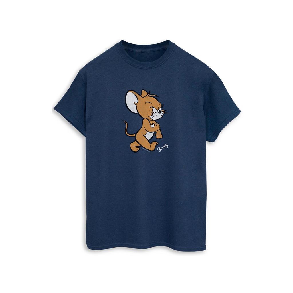Tom and Jerry Mens Mouse Cotton T-Shirt