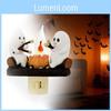 Enchanting White Ghost Night Light For Halloween Festivities And Unique Decor Items
