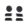 For Rivian R1T R1S 2022-2025 ABS Carbon Fiber Car Seat Adjustment Button Cover Trim Interior Car Accessories
