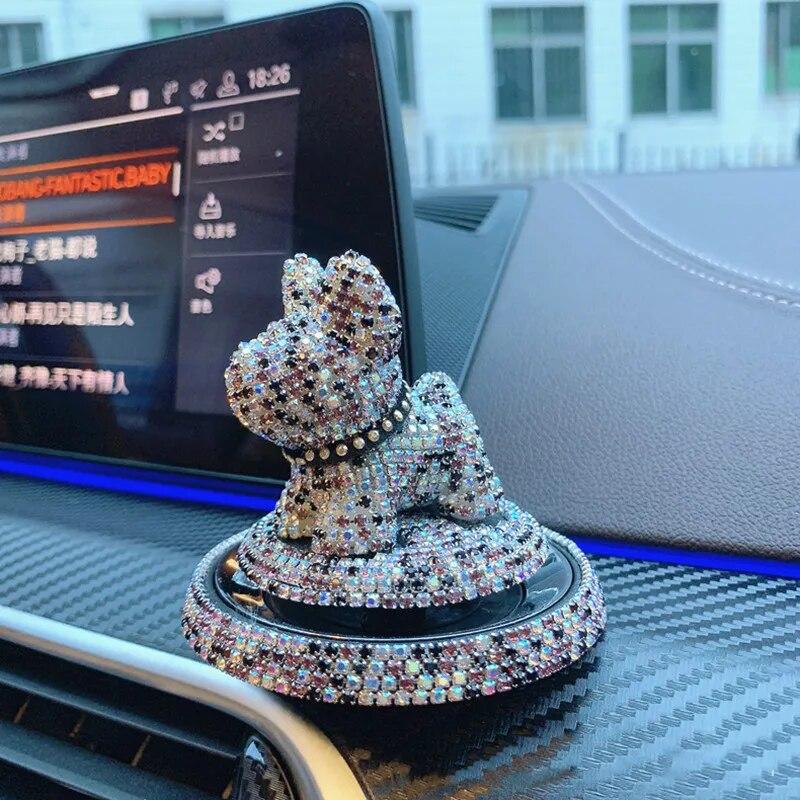 

Діамант Пітбуль Собака Автомобіль Внутрішнє Прикраса Приладова панель Орнамент Мода Смішні Милі Домашні Прикраси Авто Аксесуари D