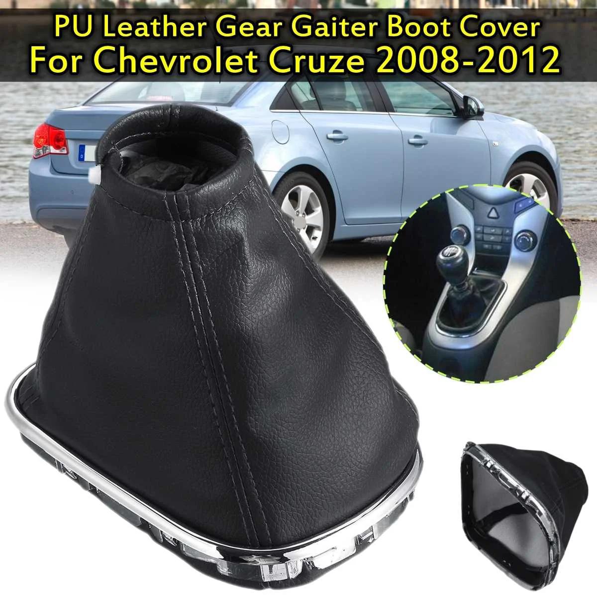 PU Leather Gear Shift Collar Gaiter Boot Cover for Chevrolet Cruze 2008 2009 2010 2011 2012 gear shift collar gaiter boot cover
