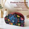 DIY Wooden Diamond Painting Makeup Brush Storage Box Animal Design Diamond Painting Art Kit Desktop Storage Box Desk Accessories