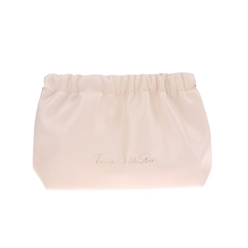 Ins Cosmetic Pouch Bag Lipstick Accessory Storage Bag Water-Proof Pu Earphone Wire Cable Organizer Bag Coin Card Jewelry Holder