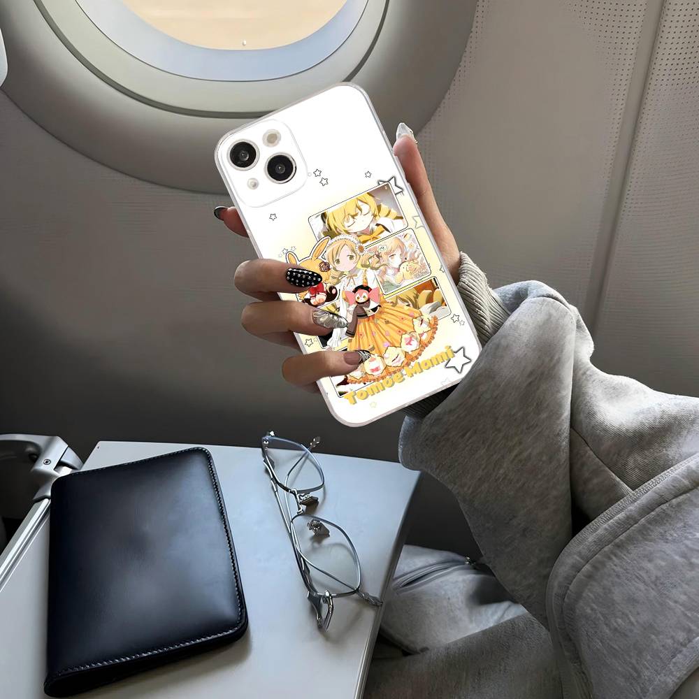 Cute Anime Puella Magi Madoka Magica For IPhone 17 16 15 14 13 12 11 Pro Max Plus Mini Funda For Transparent Cover