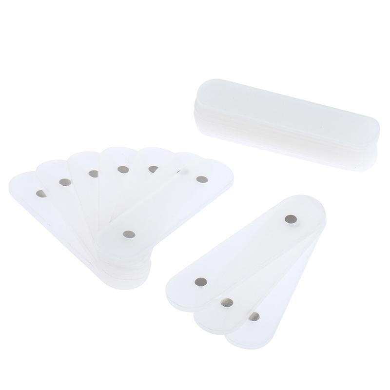 10Pcs Nail Art Tips Sticks Nail Display Acrylic Strips Practice Palette Manicure