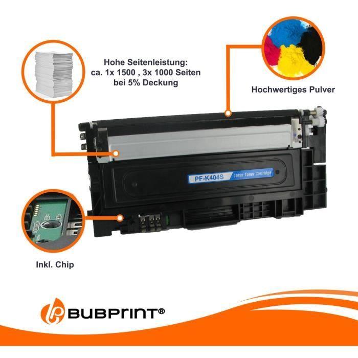 4 Compatible Toners for Samsung CLT-404S Black Cyan Magenta Yellow Xpress C430