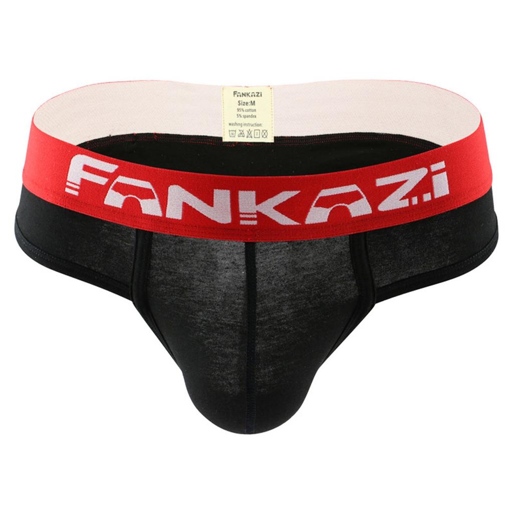 Men's Underwear, Youth Solid Color Sexy Underwear, Low Waisted Thong