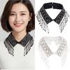 Elegant Beadwork Fringe Detachable Collar Fashion Accessory For Women And Girls Stylish Neckpiece Decorative Neckwear