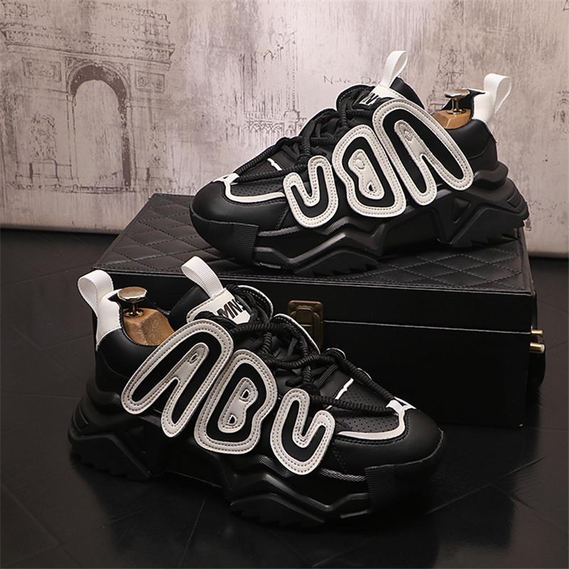 

2024 Новые повседневные спортивные кроссовки для бега мужские дышащие кроссовки для бега для мужчин удобные прогулочные платформы модные мужские кроссовки 38 чёрный