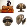 100 Sets Pilznägel Rundkopf 10mm Galvanisiert Halbkreis Legierung Rundkopfnieten für Punk-Kleidung Schuhe