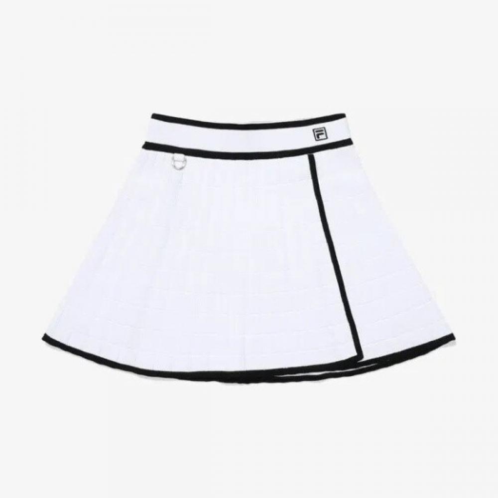 Fila Knit Pleats Skirt Fs2skg2371fwhi