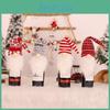 Festive Wine Bottle Accessory Faceless Santa Claus Knitted Wine Bottle Cover Christmas Table Decor