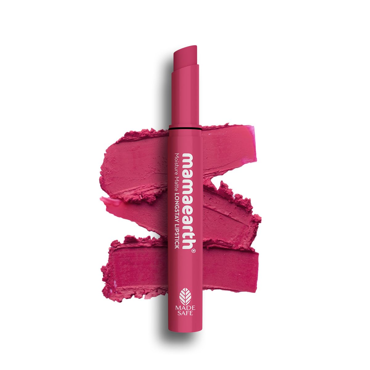

Mamaearth Moisture Matte Longstay Lipstick 2 G Candyfloss Pink 12 Hour Smudge-Proof Lip Color
