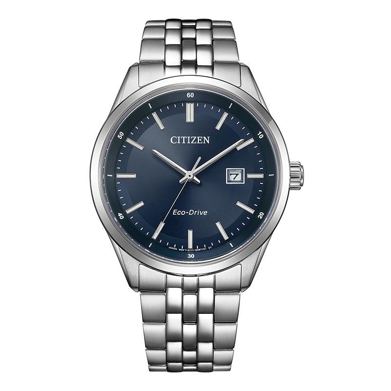 CITIZEN Light Powered Quartz Movement Men s Watches Blue Dial BM7560-59L BM7560-59L