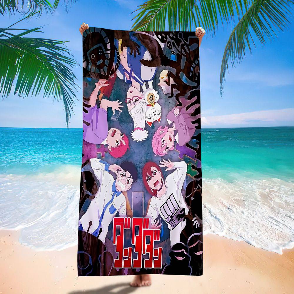 Classic Anime D-DandadanS Microfiber Blanket Quick Drying Beach Towels Oversized Printing Super Absorbent Pool Towel Blanket