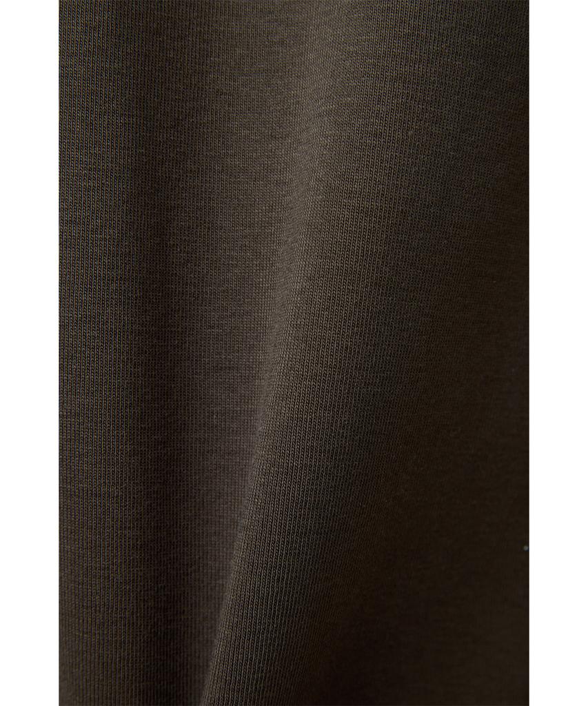 HATCHINGROOM Rolling Tee Rib Deep Brown