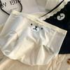 5Pcs Mid Waist Bear Seamless Panties Ultra-thin Underwear Women Breathable Ice Silk Briefs  Summer