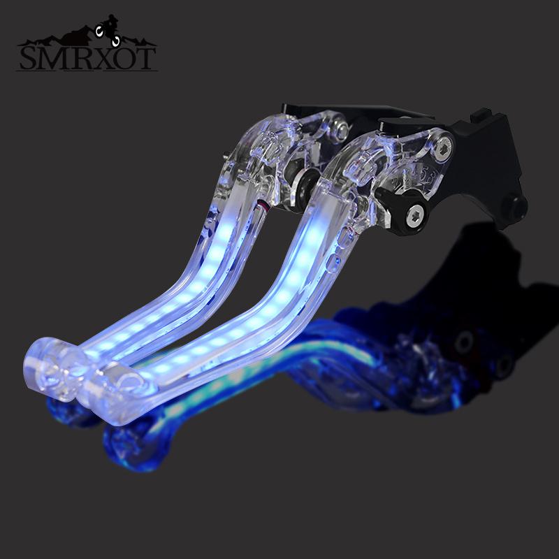 For ZX1400 ZX14R ZZR1400 GTR1400 CONCOURS Motorcycle Adjustable Always on Turn Signal Light Brake Clutch lever Handlebar