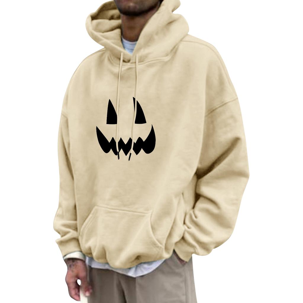 Unisex Casual Fashion Top With Drawstring Hoodie And Printed Sweatshirt