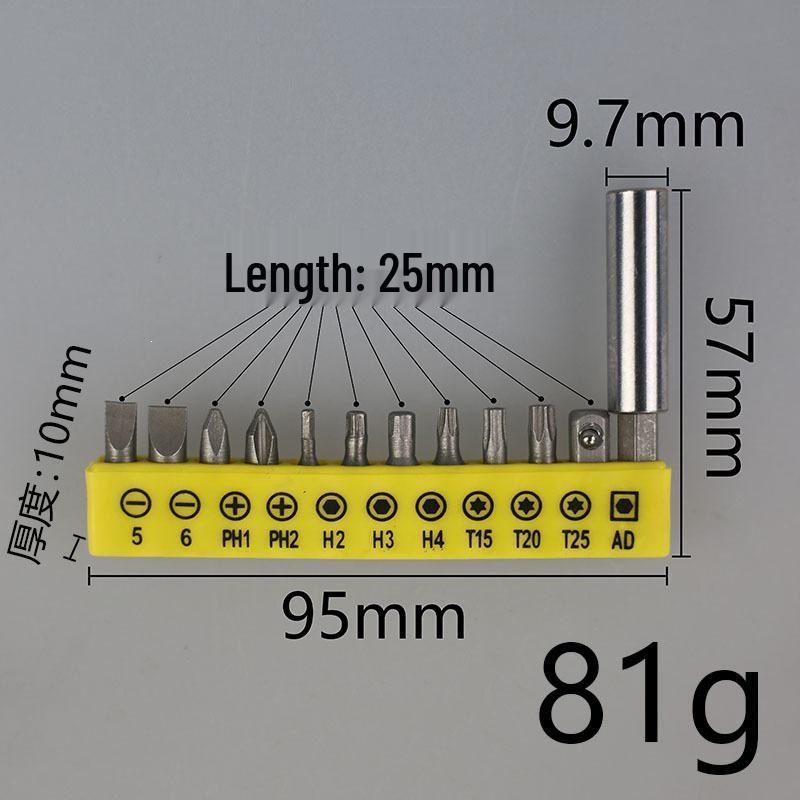 GeiBei 105° Angle Screwdriver Adapter with Hex Shank for Electric Drills