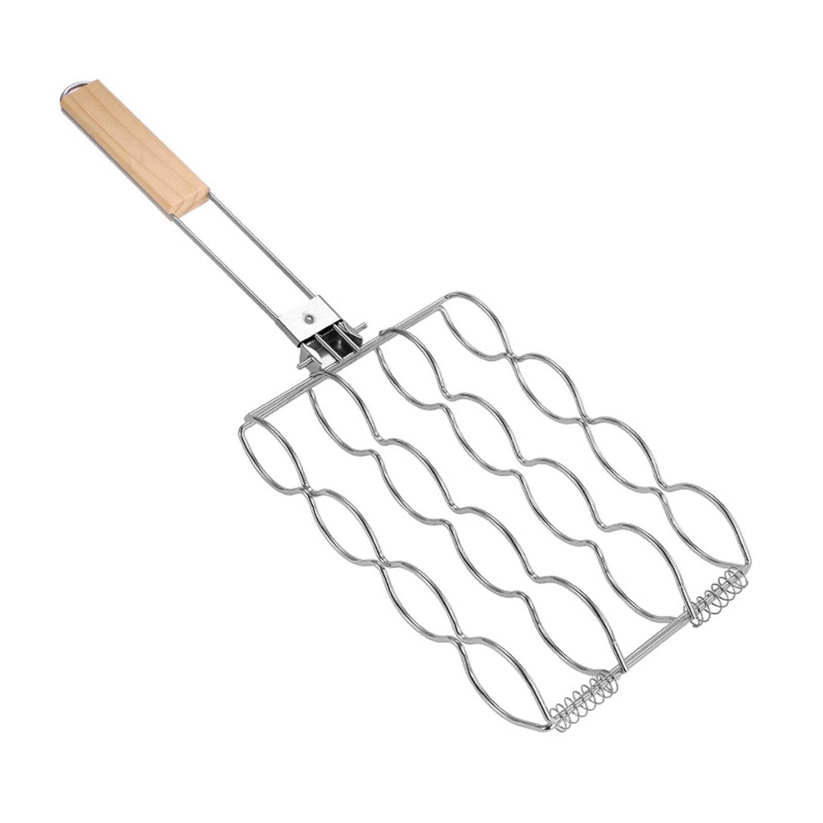 Multifunctional Outdoor Grill Mesh Clamp for Corn and Steak Offering Uniform Heating for Perfect Barbecue Result 1