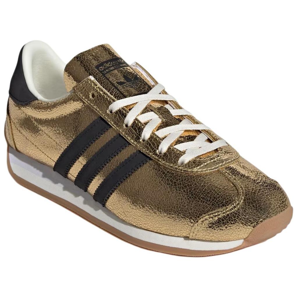 adidas  Country OG Gold Metallic Black Women Sneakers Core-Black Off-White JQ5110