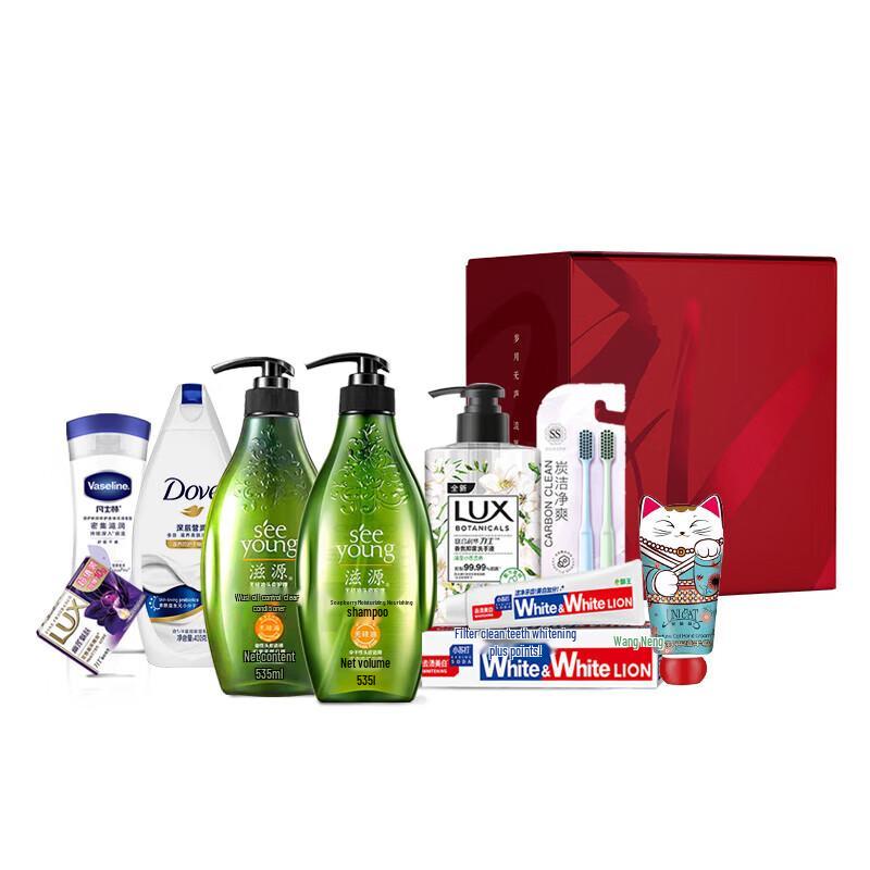 Dove Festliches Feuchtigkeitsspendendes & Nährendes 9-teiliges Set