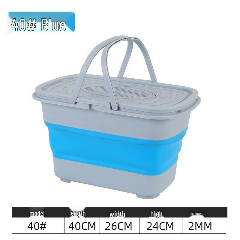 Collapsible Fishing Bucket for Live Fish - Durable and Thickened Fish Keeper Box