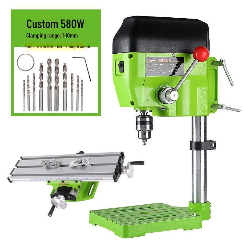 220V Multifunctional Desktop Electric Drill Press with Digital Display for Industrial and Household Use