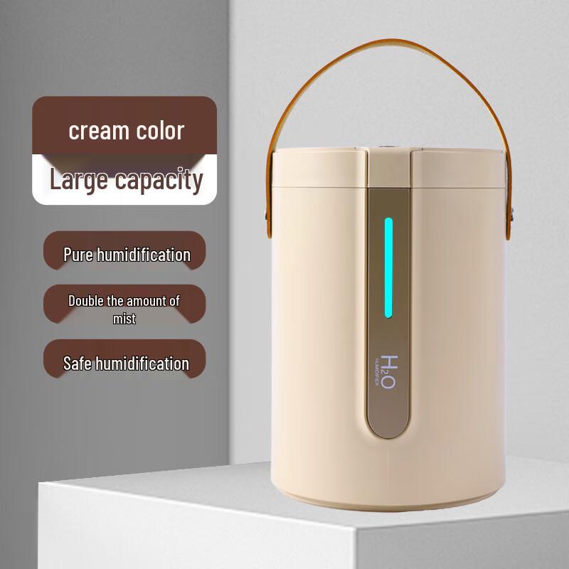 Portable Dual-Spray Humidifier with Night Light