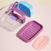 Cartoon Travel Soap Dish Leak-Proof Plastic Soap Holder Sealed Soap Rack  Outdoor Activities