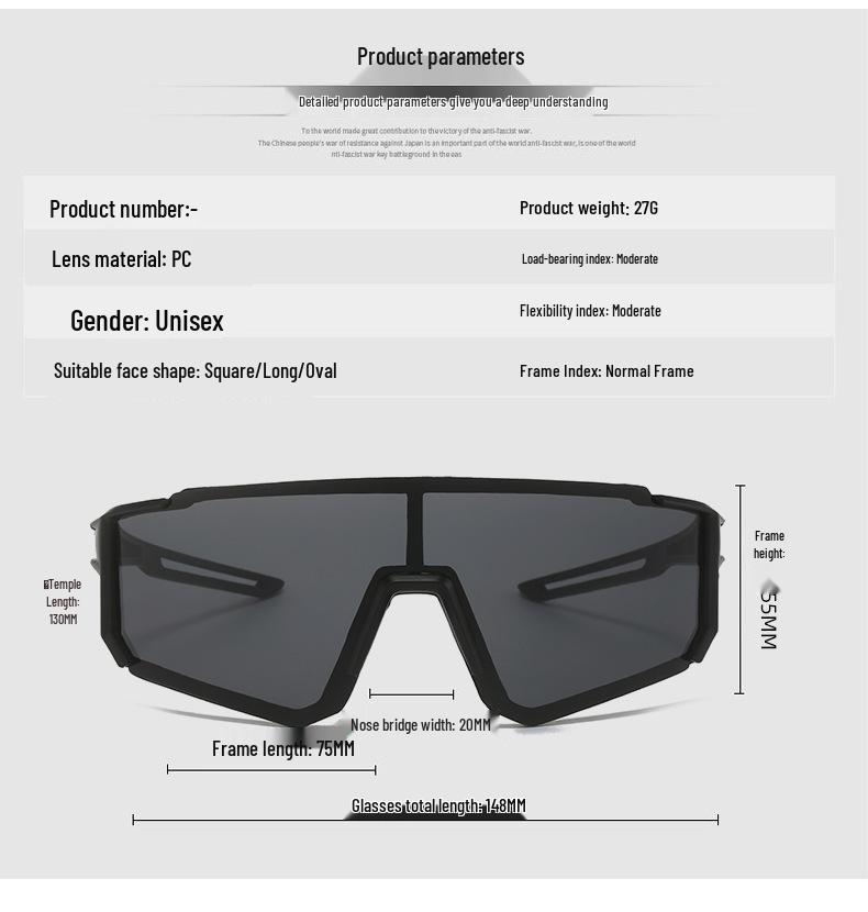 Stylish Unisex Windproof Cycling Sunglasses - European & American Design
